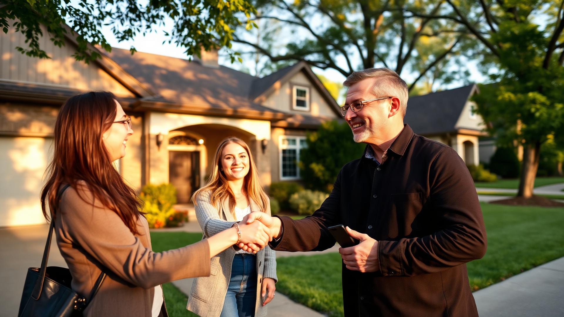 SMPL Realty agent meeting with homebuyers in Saint Louis